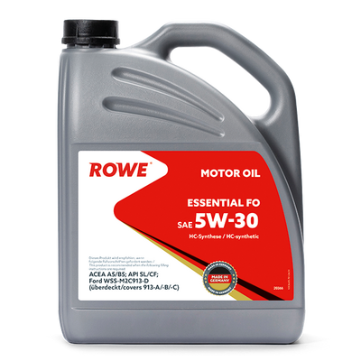 Масло моторное синтетическое 5W30 ROWE ESSENTIAL SAE 5W-30 FO, 4 л.